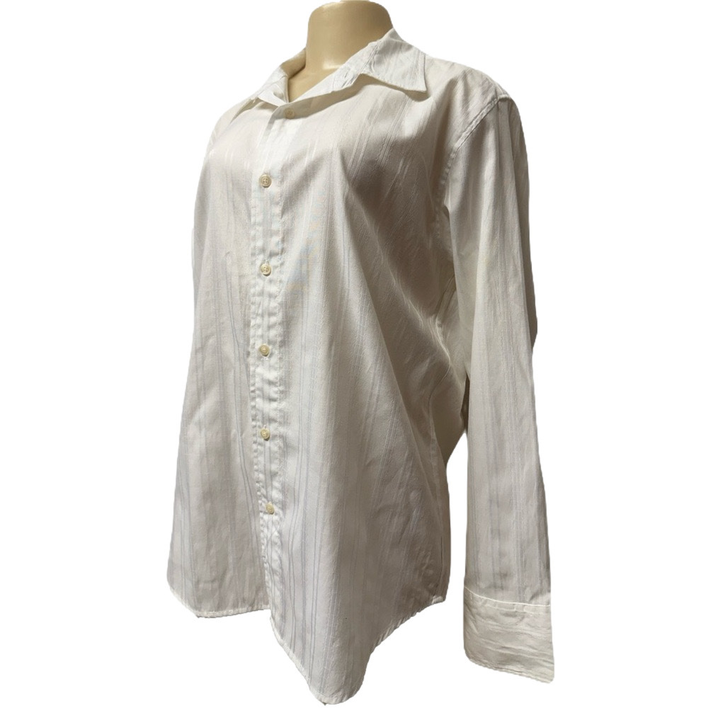 Carbon Men's Classic White Button-Down Shirt